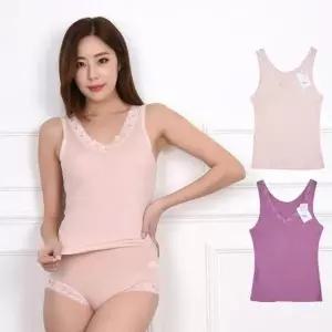 모달 아무 민소매 레이스 여성런닝 0046sl 여자
