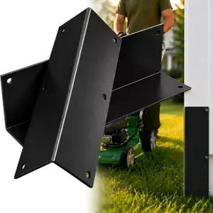 비닐 사이딩용 스테인리스 스틸 코너 가드 2팩 나사가 있는 두께 1.0mm 금속 프로텍터 3/8인치 x 11