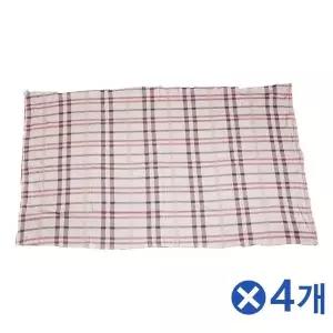 TBZ 포근한 체크 항공담요 160cmx4개 고급담요 극세사담요