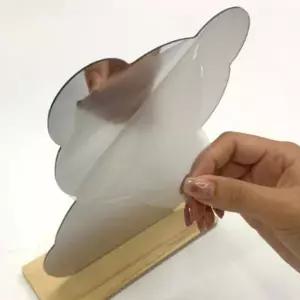 탁상 아크릴 거울 조약돌거울 곰돌이 노프레임