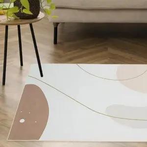 코지룸 논 사각 러그 120x160cm 아무 모던 카페트