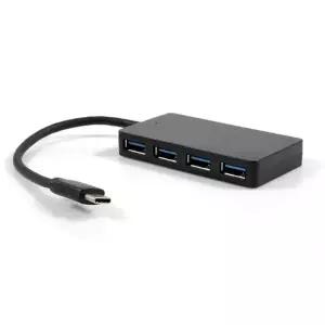 USB 확장 4포트 허브 C타입 유무전원 이우 충전케이블
