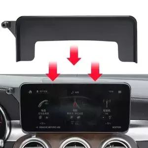 메르세데스 벤츠 C 클래스 GLC GLA V EQE 용 전용 자동차 중앙 제어 네비게이션 화면 전화 홀더 브래킷