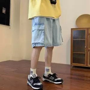 [habrSM_66]남성 워싱 카고 하프팬츠 2컬러 IS-DNP22