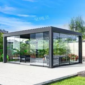 옥상정자 파고라 원두막 바베큐장 인테리어 2.5m 기둥포함 알루미늄 야외