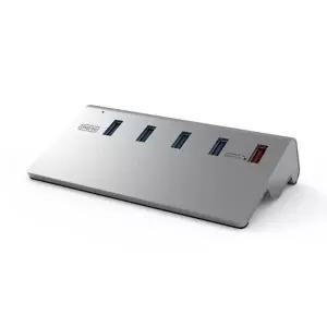 USB3.0 5포트 허브확장 퀵차지 유전원 노트 OTG PC