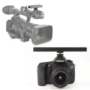 카메라 멀티 핫슈 마운트 마이크 LED 조명 DSLR 레일
