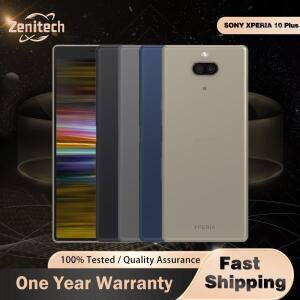 오리지널 소니 엑스페리아 10 플러스 I3213 I4293 휴대폰 4GB 64GB 4GB 램 안드로이드 6.5인치 옥타코어 스