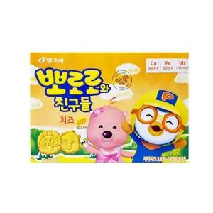 빙그레 뽀로로 치즈맛 65g 1개 아이 사무실 간식