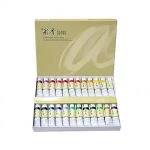 [mbm92N66]동양화물감 서예용품 세트 15ml 24색