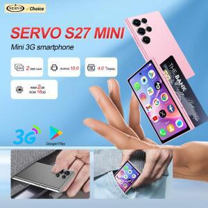 SERVO S27 미니 안드로이드 팜 스마트폰 3G WCDMA RAM 2GB ROM 16GB Google Play Face 잠금 해제 듀얼 SIM