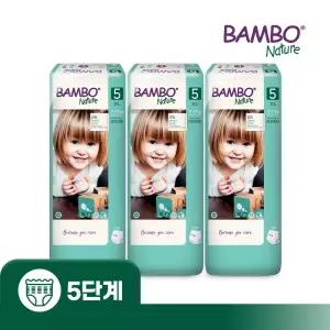 덴마크 친환경 기저귀 밤보그린 팬티형 1박스 5단계 대용량(38매x3팩), 114매