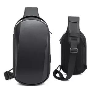 남성 인기 슬링백 가방 고급 바디백 USB 메신저백 메신저백