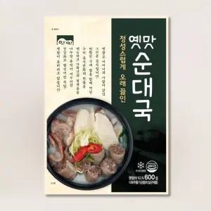 고향식품 옛맛 전통 순대국 600g 5팩