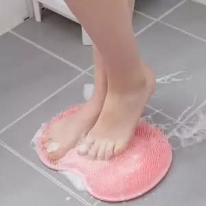 논슬립 실리콘 풋 브러쉬 발각질제거 지압 마사지 발 세척 매트      RAM