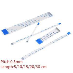 10피스 FFC FPC AWM 20624 80C 60V VW-1 플랫 유연한 케이블 0.5MM 4 5 6 8 10 12 14 16 18 20 24 26 30 32