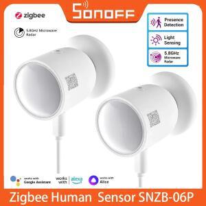 SONOFF SNZB 06P Zigbee 인간 존재 센서 SNZB-06P 감지기 모션 라이트 스마트 홈 자동화 Alexa Google과 함