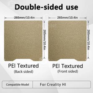 Creality Hi 빌드 플레이트 양면 PEO PET PEI 히트 베드 스프링 스틸 시트 콤보 3D 프린터 액세서리