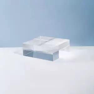 [하프클럽/]투명 소재 사각판 80mm 5mm 두께 아크릴판