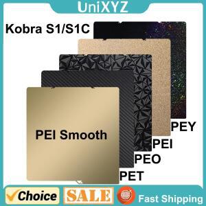 Anycubic Kobra S1 빌드 플레이트  PEI PEO PEY PET 시트 264x276 질감 콤보 양면 핫 베드