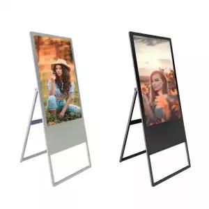 디지털 광고판 디스플레이 스크린 게시판 사이니지 LED 전광판 세로형 광고기 네트워크 HD