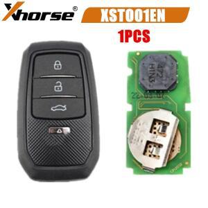 toyota호환 XM38 스마트 키 4D 8A 4A 용 1피스 Xhorse XSTO01EN 쉘이 포함 된 올인원 재작성 지원