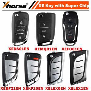 슈퍼 칩이 장착된 5개 Xhorse VVDI XE 시리즈 원격 키 XEMQB1EN XEDS01EN XELEX0EN