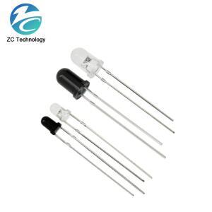10 쌍 F3 3mm F5 5mm 940nm LED 적외선 이미 터 및 IR 송신기 수신기 다이오드 301A Arduino호환 용 튜브에