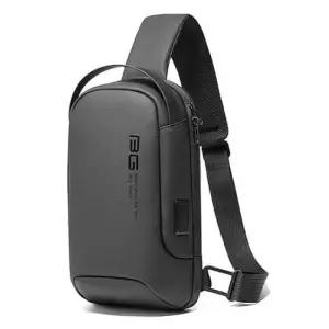 메신저백 바디백 가방 USB 충전 여행 슬링백 블랙
