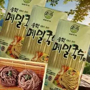 송학) 메밀국수(건면)-1kgx3개 (15인분)