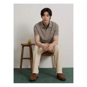 빈폴 멘 Essential 피케 칼라넥 반소매 티셔츠 - 올리브 BC6242E71J 1343883