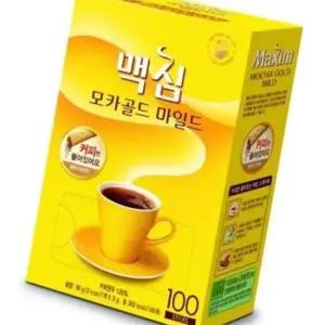 맥심 모카골드 마일드 블랙 무설탕 0.9x100T