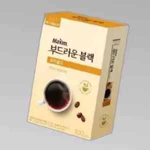 맥심 모카골드 부드러운 블랙커피 아라비카 100T