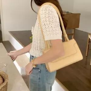 고급스러운가방 여성 데일리 숄더백 소프트 롱 핸들백 베이직 핸드백