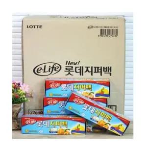 위생팩 (BOX)롯데지퍼백(A)22X27X30매_30개입