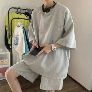 [하프클럽/]면츄리닝 조깅 신상 남자트레이닝세트 봄 츄리닝세트