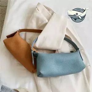 세련된 데일리 소프트 레더 가방 멀티 포켓 자라 소프트