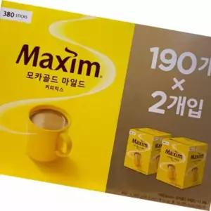 맥심 모카골드 마일드 커피믹스 190스틱 x 2개T