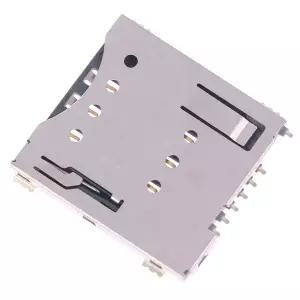 MUP-C792 마이크로 SIM 카드 커넥터 패치 셀프 피어싱 6  1 P SIM 카드 슬롯 소켓 휴대폰 액세서리 1 개