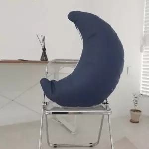편안한 가죽 반달 거실 독서 미용실 쿠션 중형 무릎쿠션
