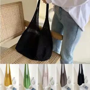 그물 망사 디자인 포인트 여름철 아이탬 숄더백 여자숄더백