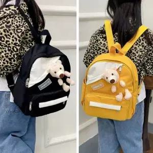신상 여자 가방 학생 곰돌이 백팩 캐주얼 인기 책가방