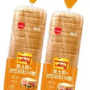 (JH삼립) 모닝데이 토스트샌드위치식빵 768g 2봉
