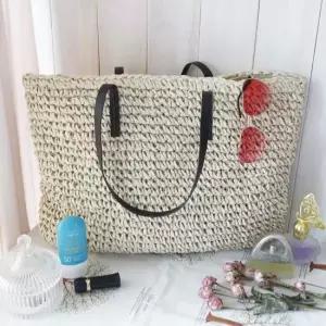 라탄 왕골 빈티지 에코백(2colors) 라탄가방 바구니가방