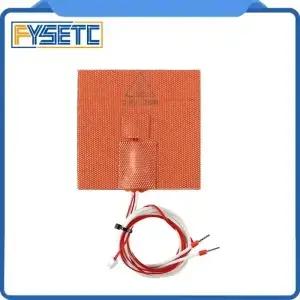 Voron V0 0.1 0.2 3D 프린터용 NTC 100K 서미스터가 있는 FYSETC 24V 75W 100*100mm 실리콘 가열 패드