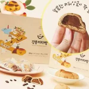 신선코리아 커피콩빵 강원도특산물 커피빵 선물 6개입
