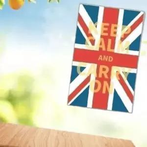 ( 출고옵션 - 25X25cm ) 유럽 캔버스액자 keep clam a