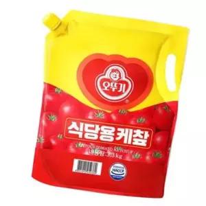 오리지널의 그 맛 오뚜기 케찹 3.3kg 대용량 케찹