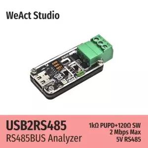 WeAct USB to RS485 485 컨버터 모듈 RS485BUS 분석기 1KΩ 120Ω 스위치 고신뢰성 산업용