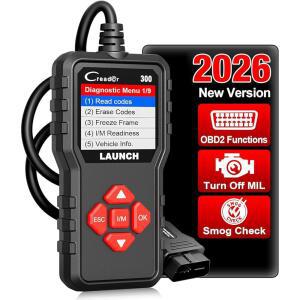 1996년부터 모든 OBDII 프로토콜 차량을 위한 CREADER 300 OBD2 스캐너 엔진 결함 코드 리더 읽기 데이터 스트림 지원 스캐너 출시 2026년 CR3001 업그레이드 버전 출시